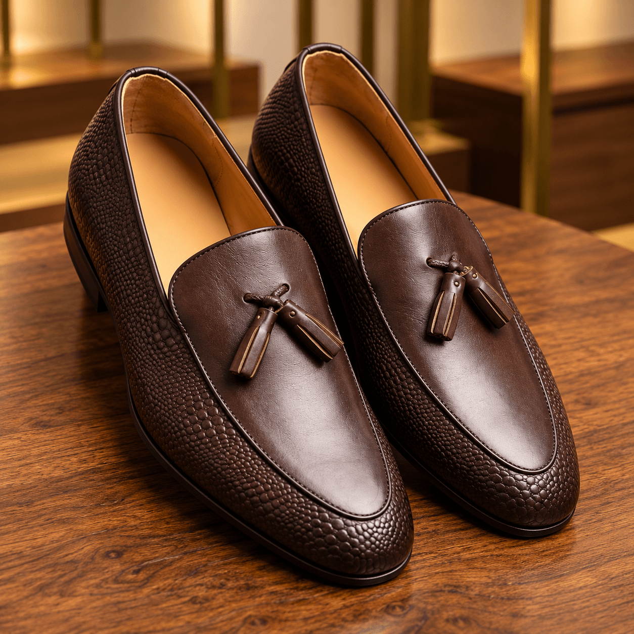Chaussure de ville marron 1